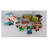 Group of Fisher Price toys, Little People, pocket