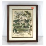 US Military Academy at West Point, NY print by