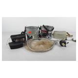 Fishing supplies, includes bait boxes, zebco 202