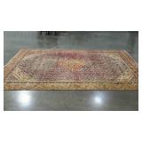 Room rug, 100" x 150", faded in some spots