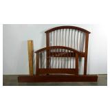 Twin head and footboard with side rails and 3