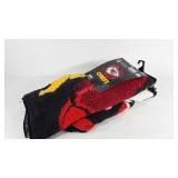 Kansas City Chiefs fleece throw, new on hanger,