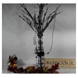 Decor group, color changing lighted fall tree (4