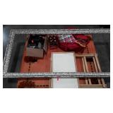 Skid lot, large frame, TV trays,totes, collector