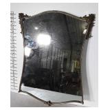 Lovely Brass Framed Wall Mirror. Heavy made
