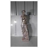 Statue Figure. Lady Figure plaster made standing