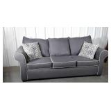 Sofa. Nice clean well kept Gray Upholstered sofa