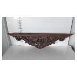 Designers wall Shelf. Molded Styrofoam made 38"