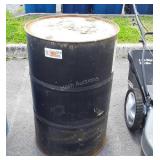 Metal oil barrel