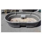Rubbermaid 50 tall small animal water trough
