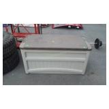 Suncast Polly outdoor storage box 42" long