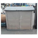 Rubbermaid Polly outdoor storage bin is 59" long