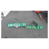 Two road signs