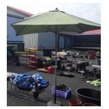 Patio umbrella with stand, stand does have some