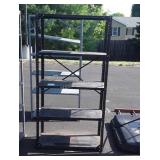 Metal shelving unit 71" tall