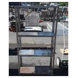Metal shelving unit 59" tall
