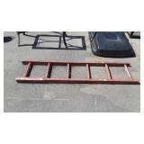 Wooden ladder 67" tall