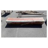 Truck side rail toolbox 64" long is unlocked no