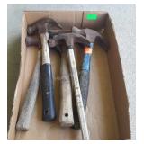 Box flat of hammers
