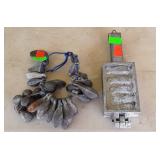 Weights for fishing poles and mold to make them
