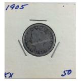 1905 V nickel