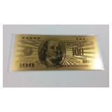 $100 gold note