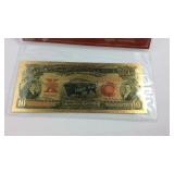 Gold bank note