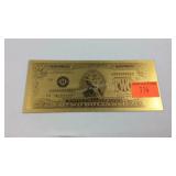 $2 gold note