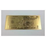 $5 gold note