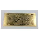 $10 gold note