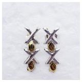 Gold Plated Silver Earrings