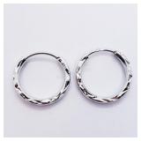 Silver Small Hoop Earrings