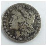 1884 Morgan Dollar