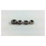 Set of 4 Sterling Silver Charm Bracelet Beads