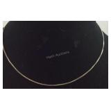 Sterling Silver 18 inch Box Link Chain