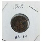 Nice 1865 Indian Head Penny