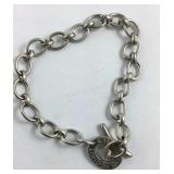 Sterling Silver London Links 8 inch Bracelet