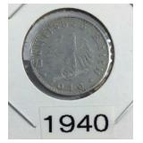 1940 Nazi Coin
