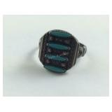 Sterling Silver Turquoise Ring Size 5