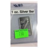 1 Troy Ounce Silver Bullet Bar
