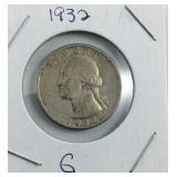 1932 Washington Quarter Dollar