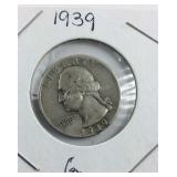 1939 Washington Quarter