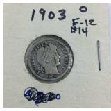 1903 O Barber Dime