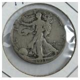1933 S Walking Liberty Half Dollar