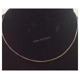 Sterling Silver 18 inch Box Link Chain