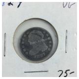 1827 Capped Bust Dime From Old Estate