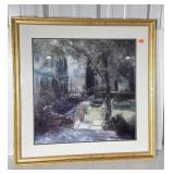 Designers Framed Wall Print 33x33" Home Garden