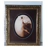 Designers Wall Print. Nude lady with long flowing