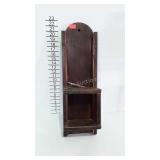 Vintage slaw board with slider box