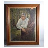 Print of Will Rogers, "He Had Time to Think",